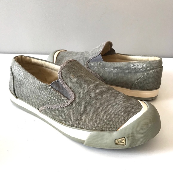 Keen Shoes Coronado Men Gray Slip On Vegan Canvas Poshmark